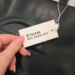 Brand new Telfar authentic medium black tote bag shopping bag handbag